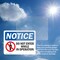 Signmission Do Not Enter While In Operation Sign, Vinyl Decal, 10in W x 7in L, 2PK OS-2PACK-NS-D-710-L-11256 - alternate 4